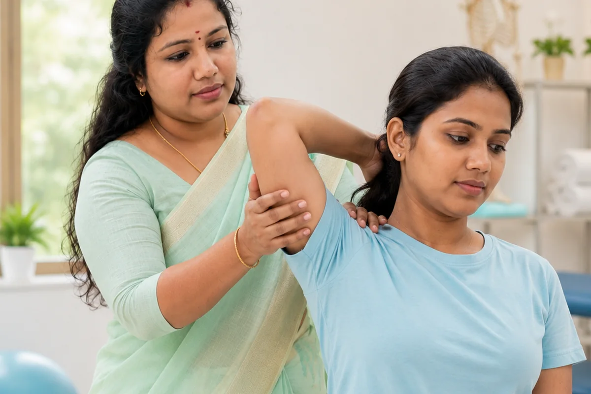 Shoulder and joint physiotherapy care at Sri Sashti Physiotherapy Clinic