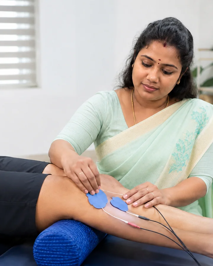 Electrotherapy modalities at Sri Sashti Physiotherapy Clinic