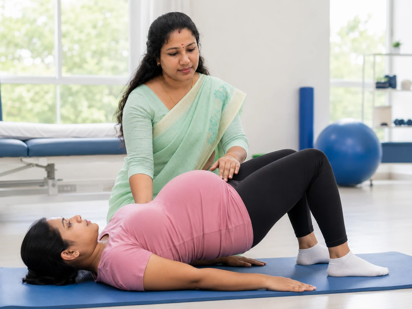 Prenatal physiotherapy care at Sri Sashti Physiotherapy Clinic